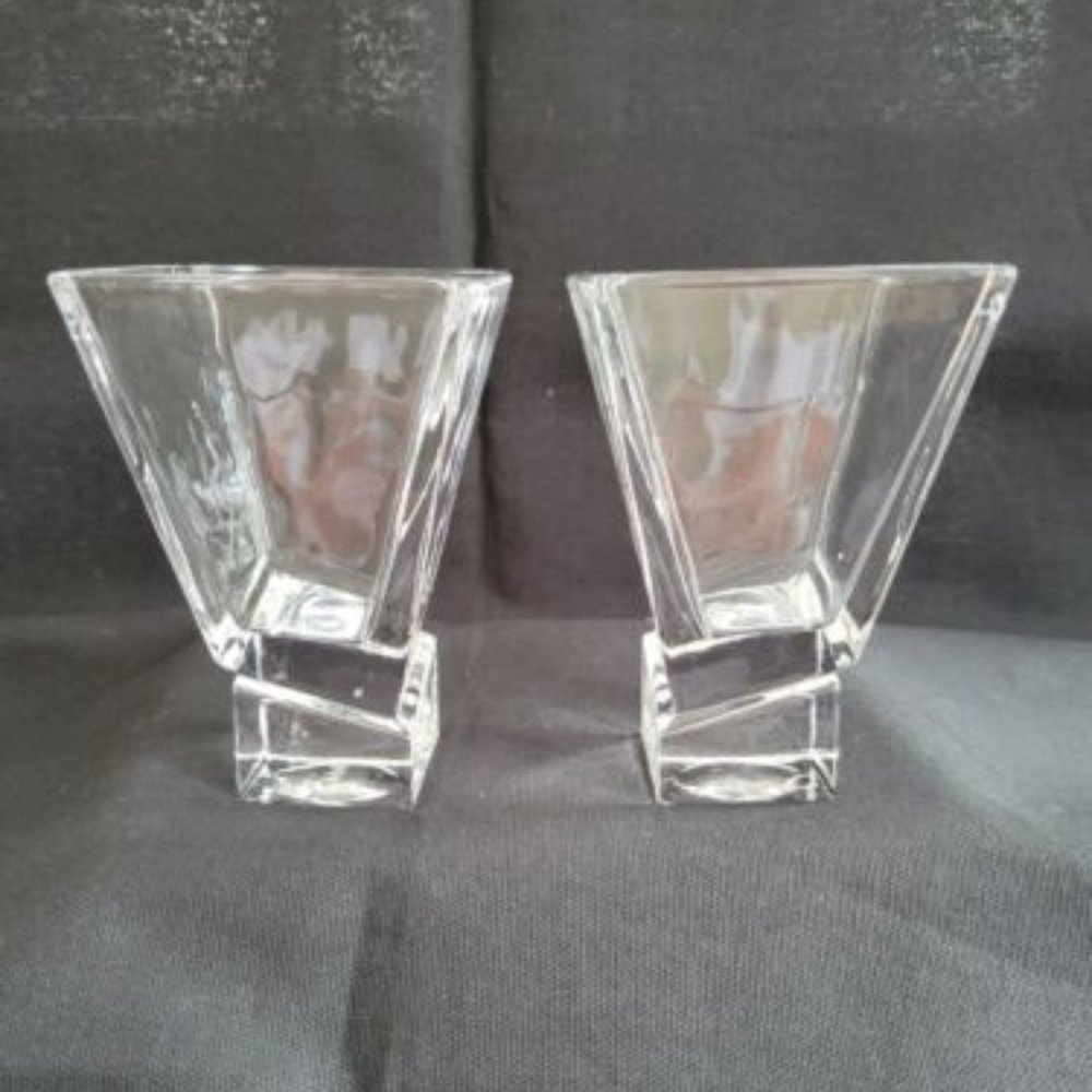 Joyjolt Carre Cocktail Glasses Set of 2